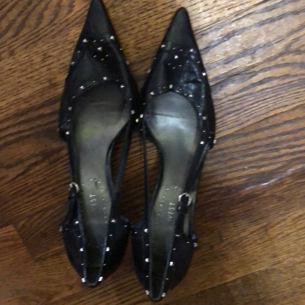Nine West studded heels